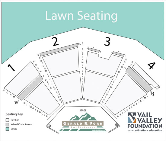 gerald ford amphitheater seating chart