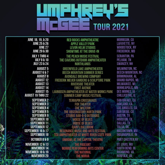 Umphrey's McGee at Gerald R Ford Amphitheater