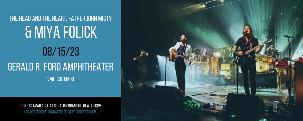 The Head and The Heart, Father John Misty & Miya Folick at Gerald R Ford Amphitheater