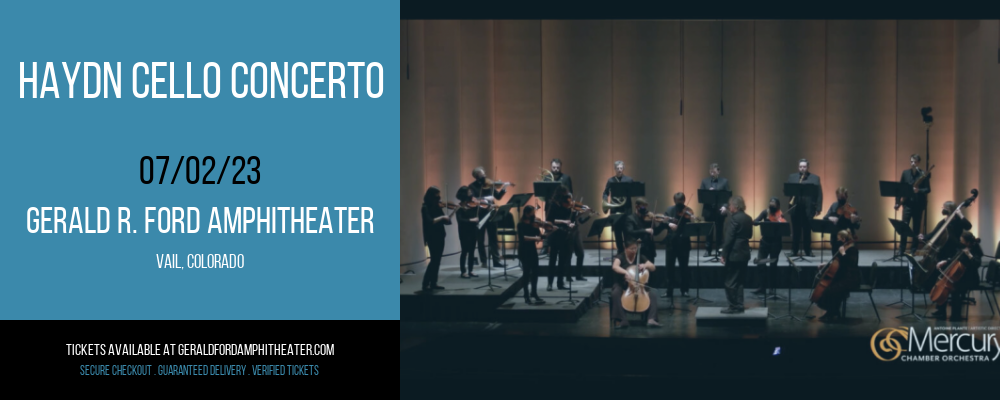 Haydn Cello Concerto at Gerald R Ford Amphitheater