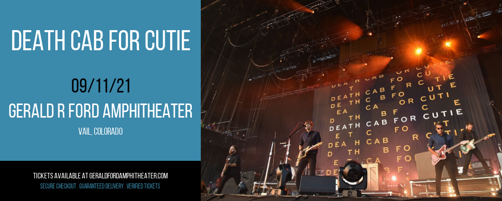 Death Cab for Cutie at Gerald R Ford Amphitheater