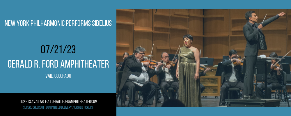 New York Philharmonic Performs Sibelius at Gerald R Ford Amphitheater
